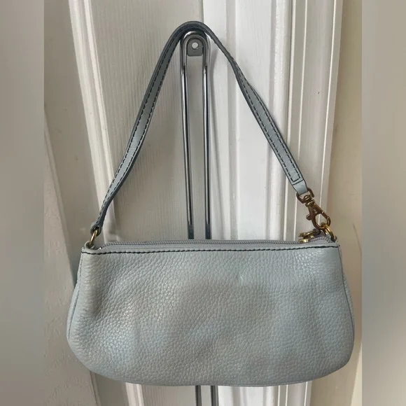 MICHAEL KORS Y2K Light Blue Leather Mini Shoulder Bag - Picture 6 of 6